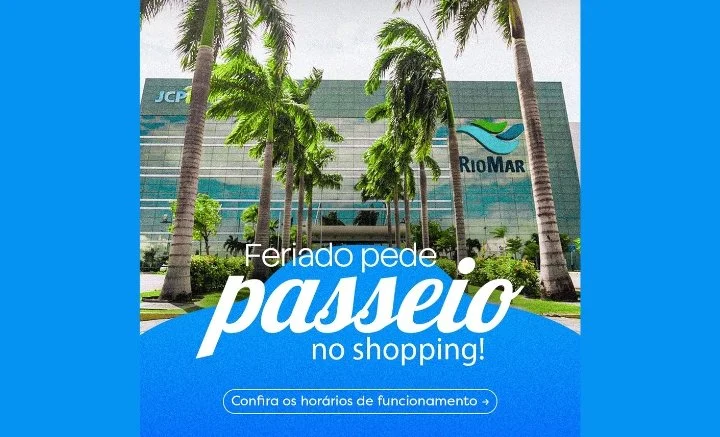 Feriado de Tiradentes: Saiba que abre e o que fecha no RioMar Kennedy? Não perca nossa programação!