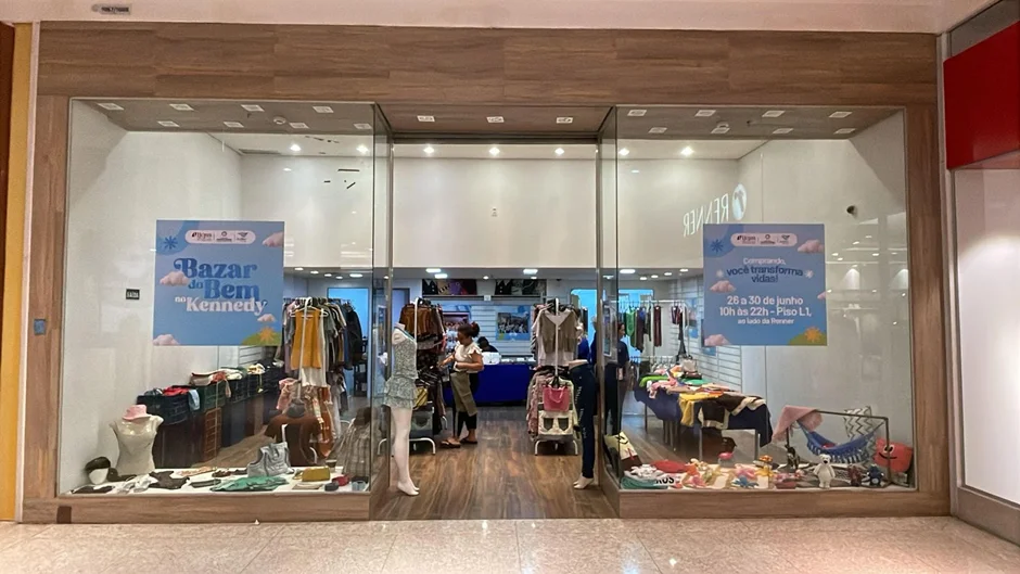 Instituto Consolidária realiza Bazar do Bem no RioMar Kennedy