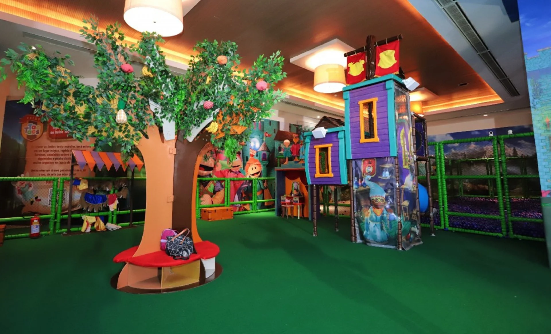 Espaço interno do brinquedo Tac Tacs Espaço interno do brinquedo Tac Tacs