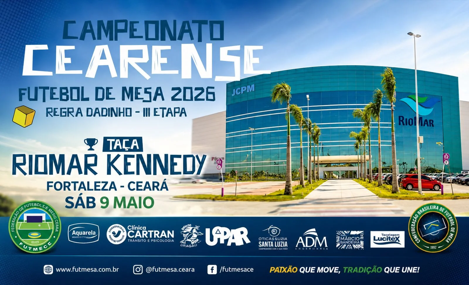 Campeonato Cearense de Futebol de Mesa 2026 no Kennedy