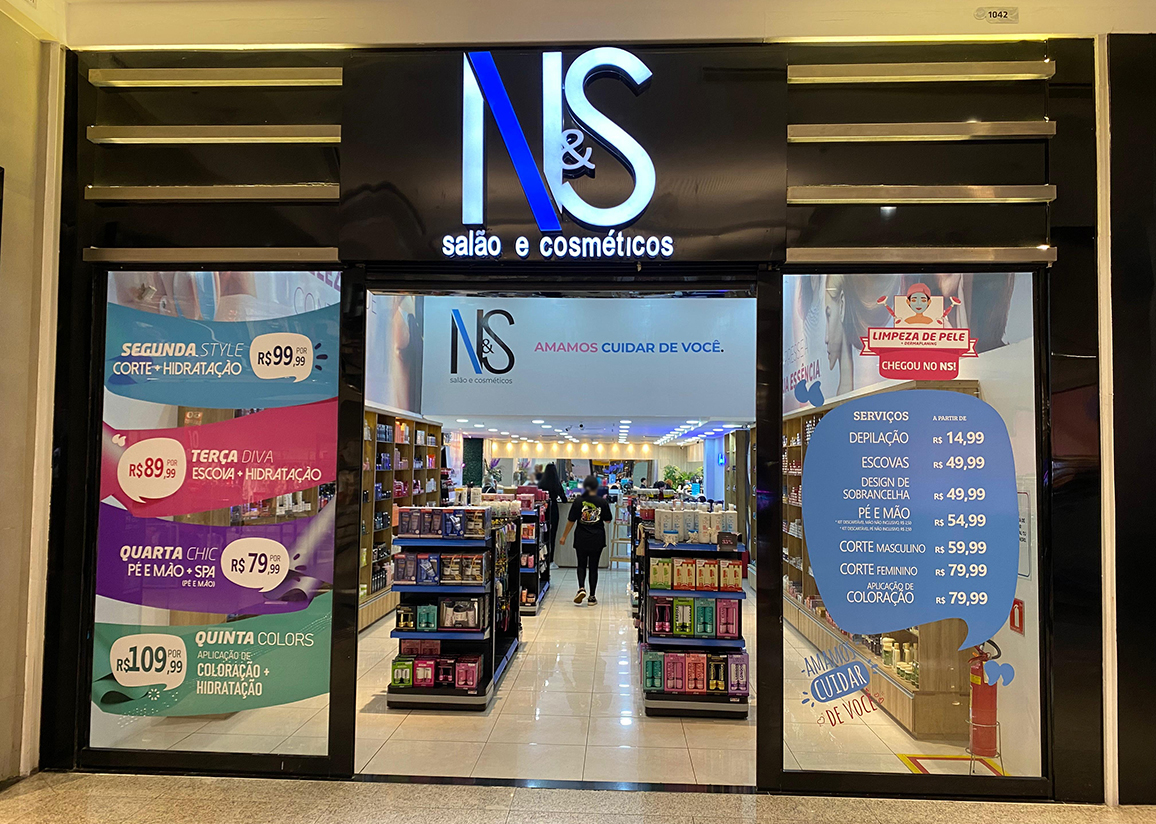 N&S SALÃO E COSMÉTICOS
